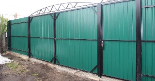 Купить ворота из профнастила Колпино, цена от 4097 руб.